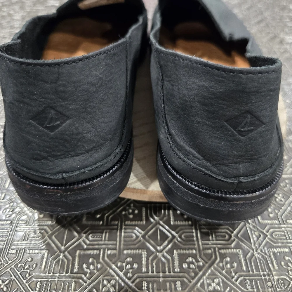 🐢 Sperry Seaport Levy Black Loafer STS82455 Size 8 - Picture 6 of 12